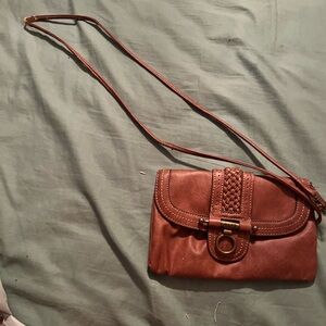 Chap leather bag